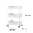 3/4 Tier Storage Trolley Cart with Wheels – Versatile Kitchen & Bathroom Organizer Rack