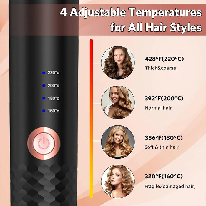 Automatic Hair Curler Auto Hair Curling Iron Ceramic Rotating Air Curler Air Spin Wand Styler Curl Machine Magic Hair Curler