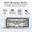 Ultrasonic Cleaner 35W Ultrasonic Glasses Jewelry Cleaner 500ML Ultrasonic Cleaning Machine Ultrasound Washing Bath for Glasses