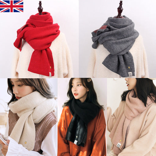 Women's Cashmere Blend Scarf – Soft, Warm, and Stylish Wool Shawl Wrap for Winter