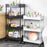 3/4 Tier Storage Trolley Cart with Wheels – Versatile Kitchen & Bathroom Organizer Rack