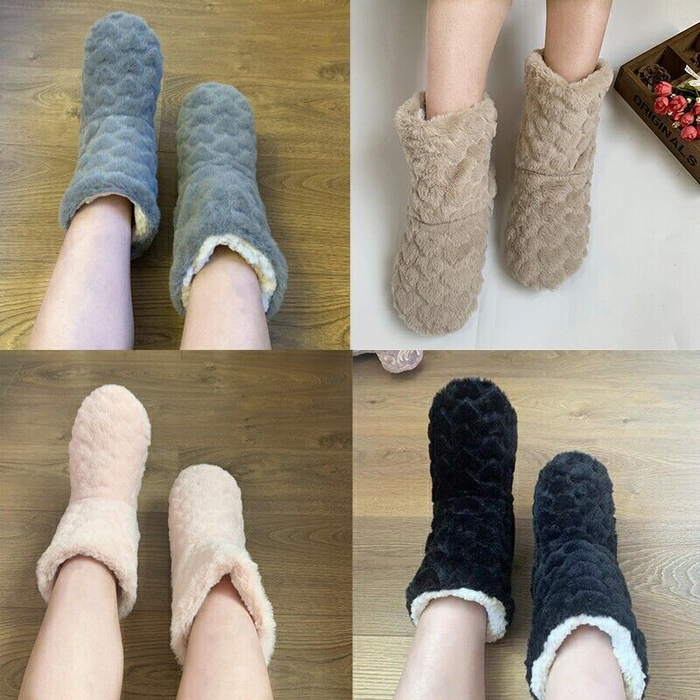 Cozy Winter Fleece Slipper Socks – Non-Slip Fluffy Floor Socks for Men & Women – Perfect Gift