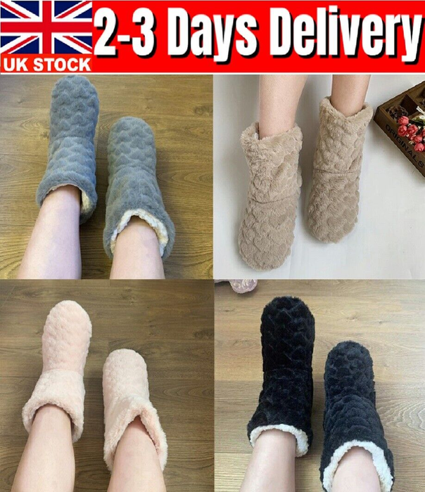 Cozy Winter Fleece Slipper Socks – Non-Slip Fluffy Floor Socks for Men & Women – Perfect Gift