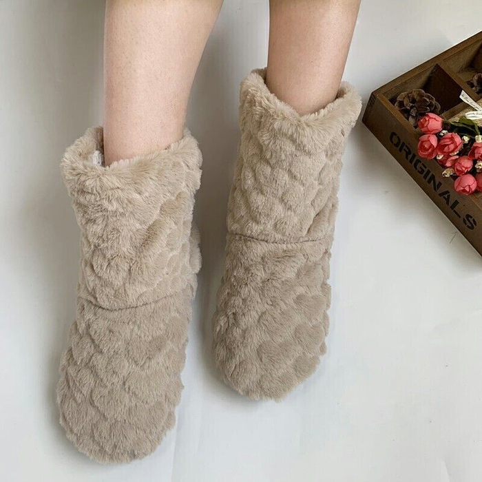 Cozy Winter Fleece Slipper Socks – Non-Slip Fluffy Floor Socks for Men & Women – Perfect Gift