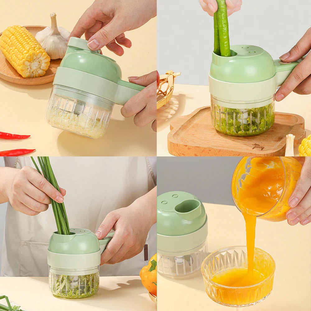 4-in-1 Multifunctional Electric Vegetable Cutter