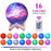 16-Color LED Galaxy Moon Lamp with Stand – 3D USB Night Light for Bedroom, Includes Remote Control